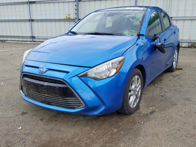 3MYDLBZV7GY135562 - 2016 TOYOTA SCION IA BLUE photo 2