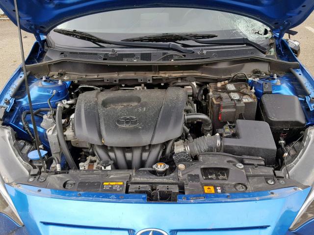 3MYDLBZV7GY135562 - 2016 TOYOTA SCION IA BLUE photo 7