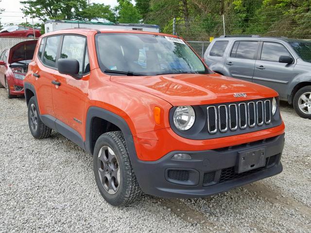 ZACCJBAH5FPC22093 - 2015 JEEP RENEGADE S 橙色 照片 1