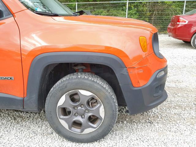 ZACCJBAH5FPC22093 - 2015 JEEP RENEGADE S 橙色 照片 9