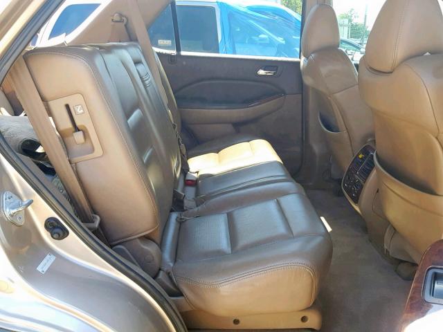 2HNYD18612H511716 - 2002 ACURA MDX TOURIN GOLD photo 6