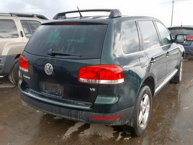 WVGZG77L66D043606 - 2006 VOLKSWAGEN TOUAREG 3. GREEN photo 4