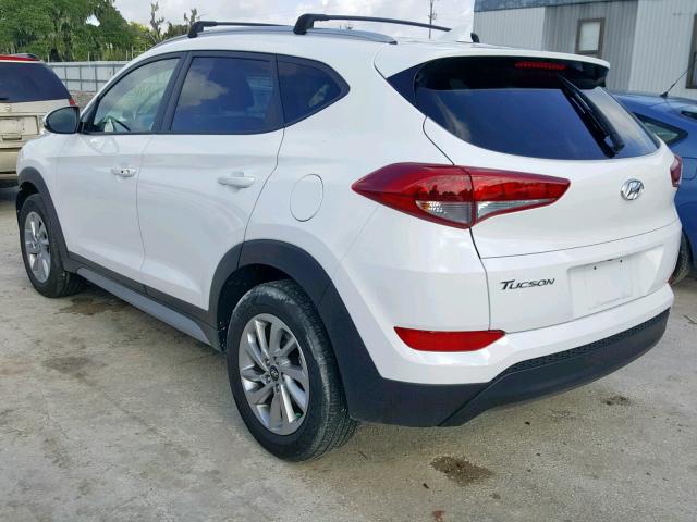 KM8J33A40JU763978 - 2018 HYUNDAI TUCSON SEL WHITE photo 3