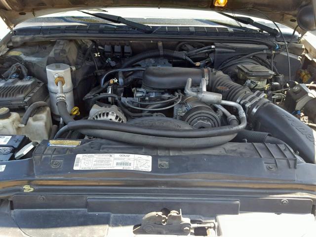 1GNDT13W3V2105343 - 1997 CHEVROLET BLAZER SILVER photo 7