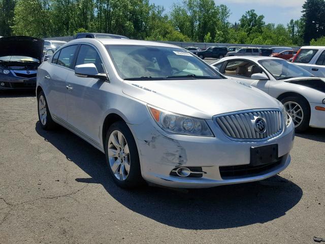 1G4GC5EG2AF160657 - 2010 BUICK LACROSSE C SILVER photo 1