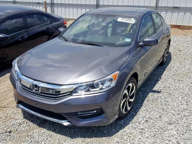 1HGCR2F80GA108278 - 2016 HONDA ACCORD EXL GRAY photo 2