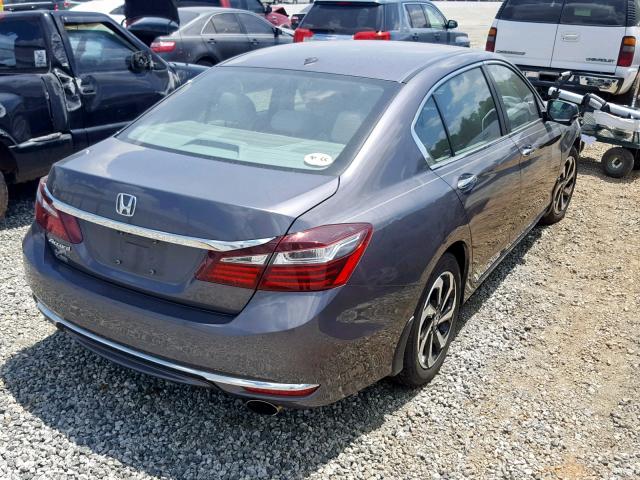 1HGCR2F80GA108278 - 2016 HONDA ACCORD EXL GRAY photo 4