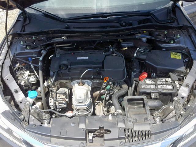 1HGCR2F80GA108278 - 2016 HONDA ACCORD EXL GRAY photo 7