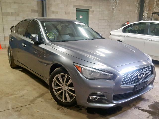 JN1BV7AR8FM408878 - 2015 INFINITI Q50 BASE GRAY photo 1