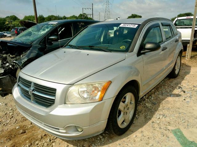 1B3HB48B18D502886 - 2008 DODGE CALIBER SX SILVER photo 2