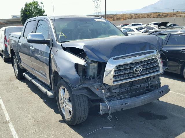 5TBEV58197S469332 - 2007 TOYOTA TUNDRA CRE BLUE photo 1