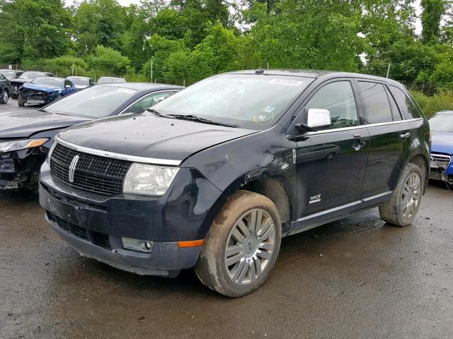 2LMDU88C79BJ05178 - 2009 LINCOLN MKX BLACK photo 2