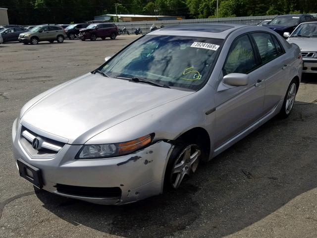 19UUA662X6A058051 - 2006 ACURA 3.2TL SILVER photo 2