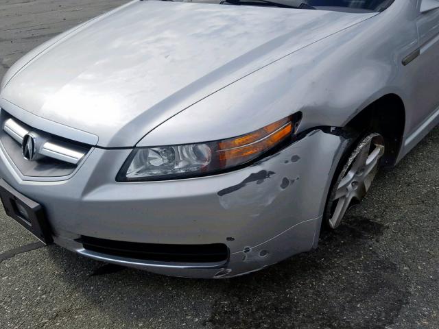 19UUA662X6A058051 - 2006 ACURA 3.2TL SILVER photo 9