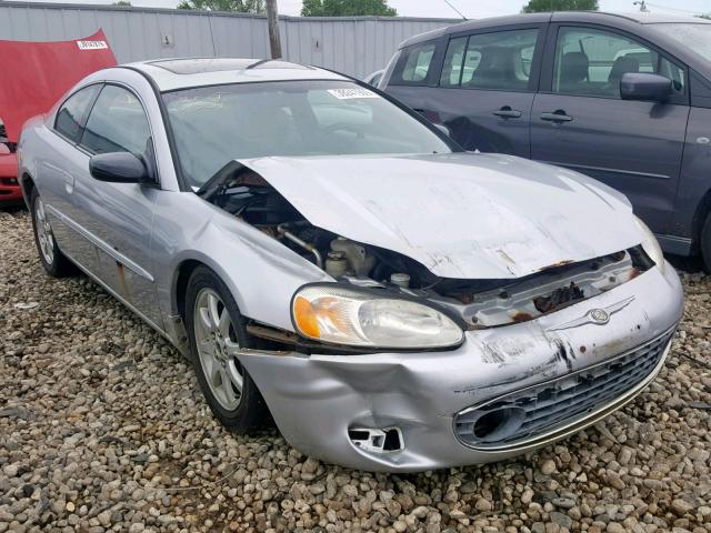 4C3AG42G21E043327 - 2001 CHRYSLER SEBRING LX SILVER photo 1