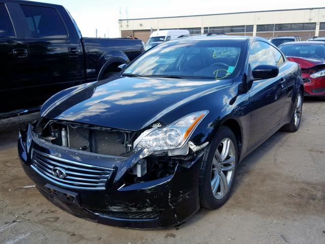 JNKCV64FX9M654816 - 2009 INFINITI G37 BLACK photo 2