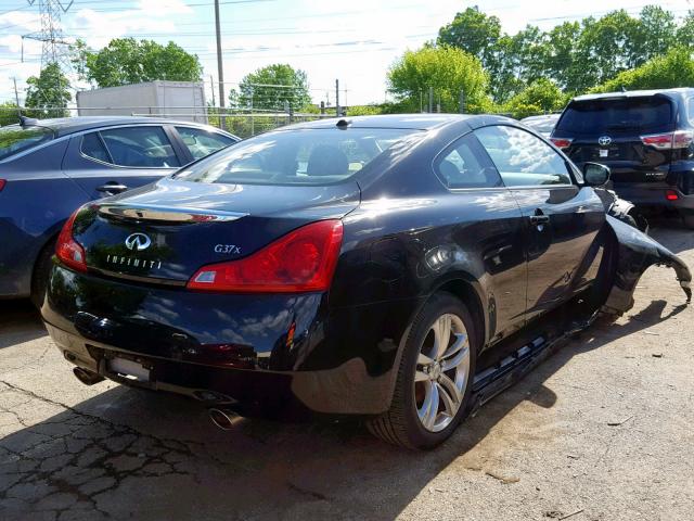 JNKCV64FX9M654816 - 2009 INFINITI G37 BLACK photo 4