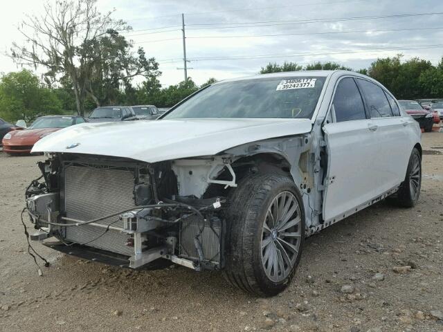 WBAKB4C56CC577102 - 2012 BMW 740 LI WHITE photo 2