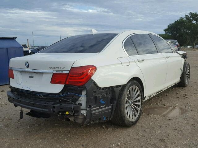 WBAKB4C56CC577102 - 2012 BMW 740 LI WHITE photo 4