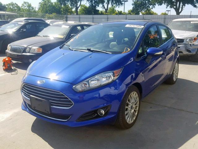 3FADP4FJ9EM220641 - 2014 FORD FIESTA TIT BLUE photo 2