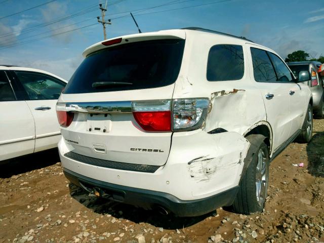 1D4RE5GG5BC614295 - 2011 DODGE DURANGO CI WHITE photo 4