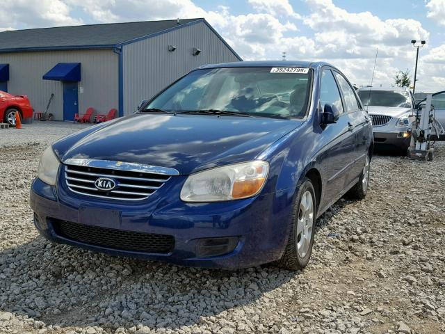 KNAFE121975395880 - 2007 KIA SPECTRA EX BLUE photo 2