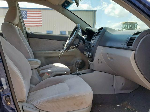 KNAFE121975395880 - 2007 KIA SPECTRA EX BLUE photo 5