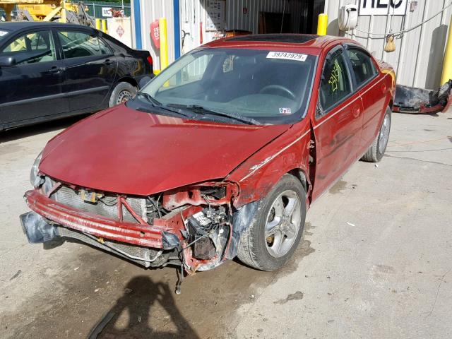 1B3EL56RX4N212611 - 2004 DODGE STRATUS ES RED photo 2