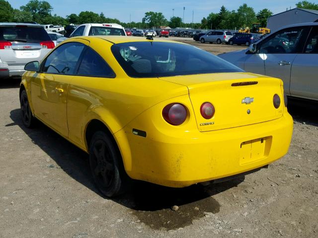 1G1AL18HX97119487 - 2009 CHEVROLET COBALT LT YELLOW photo 3