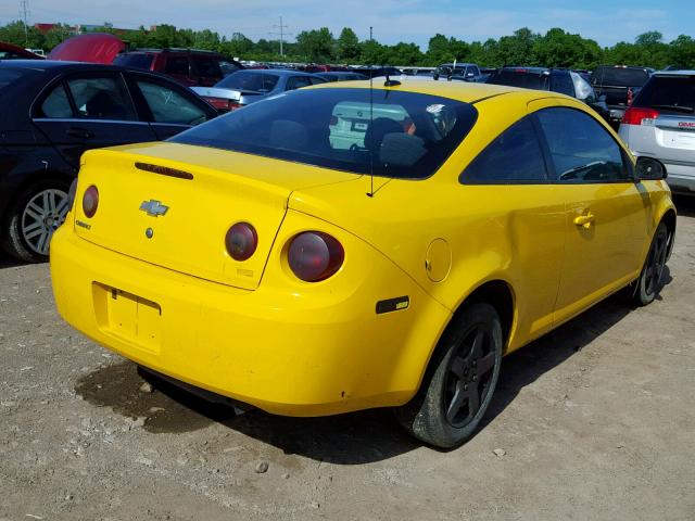 1G1AL18HX97119487 - 2009 CHEVROLET COBALT LT YELLOW photo 4