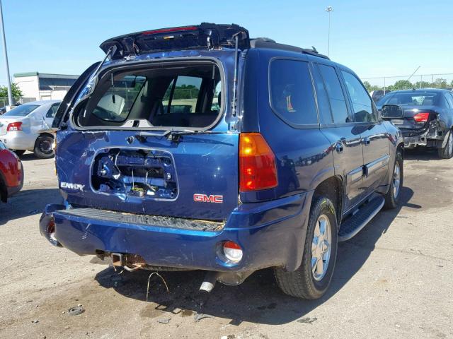 1GKDT13S732322885 - 2003 GMC ENVOY BLUE photo 4