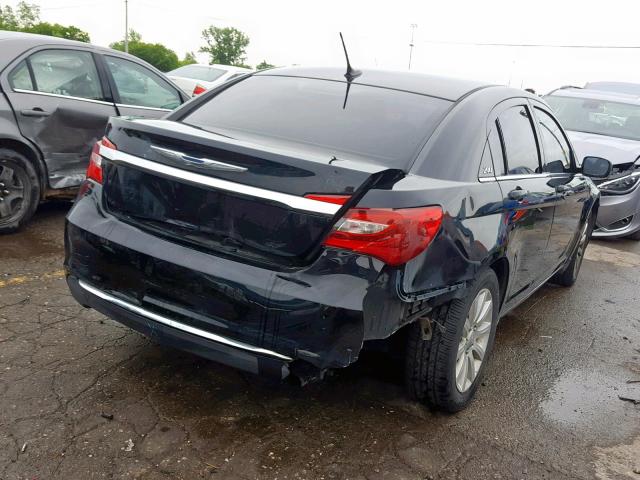 1C3CCBBB2DN723117 - 2013 CHRYSLER 200 TOURIN BLACK photo 4