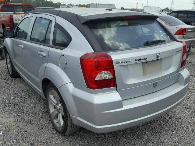 1B3CB4HA4AD630286 - 2010 DODGE CALIBER SX SILVER photo 3