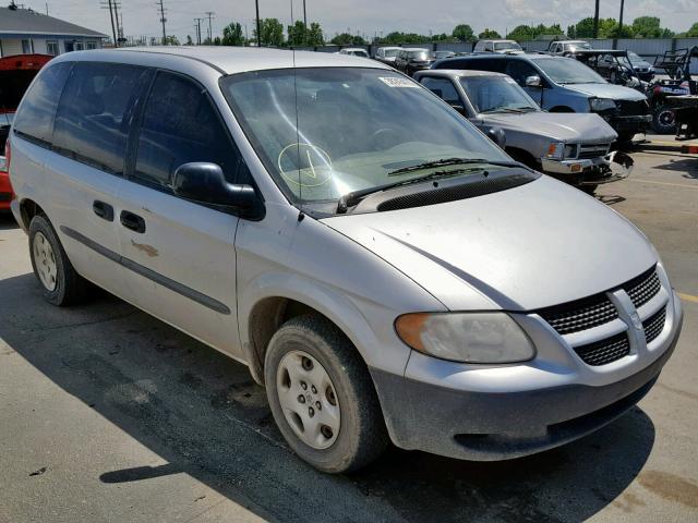 1D4GP25393B101655 - 2003 DODGE CARAVAN SE SILVER photo 1