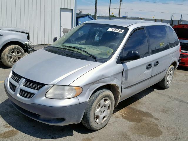 1D4GP25393B101655 - 2003 DODGE CARAVAN SE SILVER photo 2