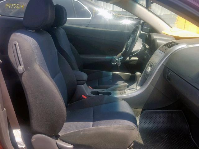 JTKDE177370212244 - 2007 TOYOTA SCION TC BURGUNDY photo 5