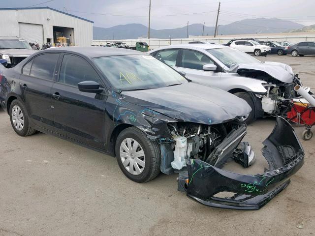 3VW2K7AJ5FM217517 - 2015 VOLKSWAGEN JETTA BASE BLACK photo 1