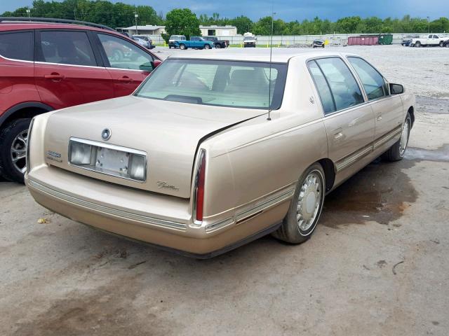 1G6KD54Y1VU248917 - 1997 CADILLAC DEVILLE BEIGE photo 4