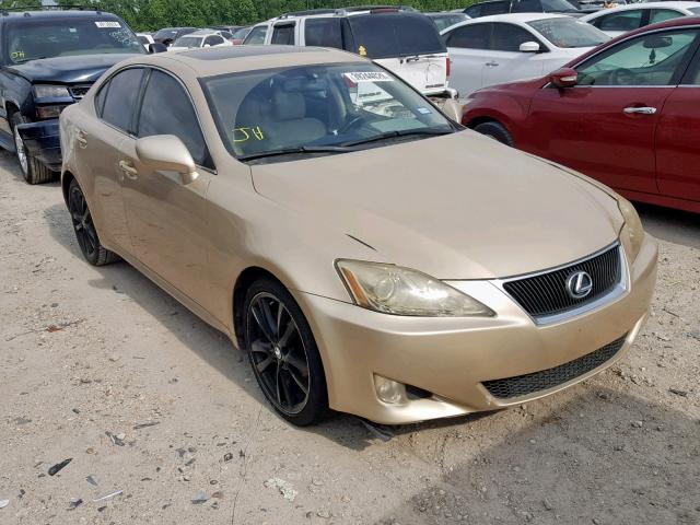 JTHBK262685059297 - 2008 LEXUS IS 250 GOLD photo 1