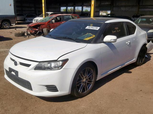 JTKJF5C78D3048738 - 2013 TOYOTA SCION TC თეთრი ფოტო 2