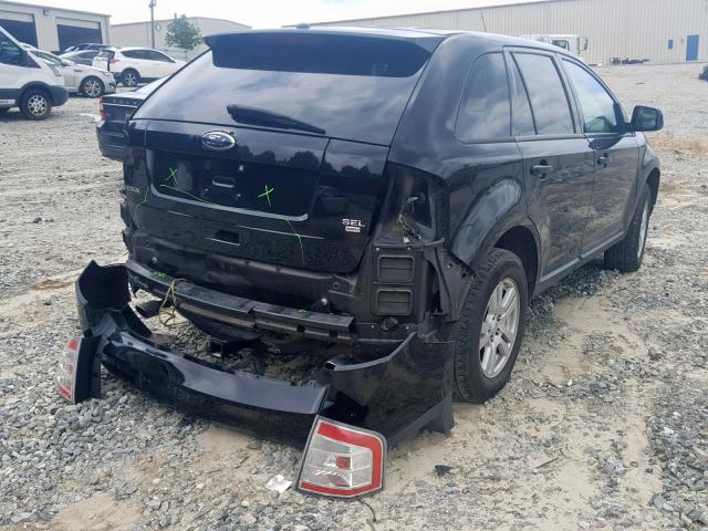 2FMDK48C38BA76626 - 2008 FORD EDGE SEL BLACK photo 4