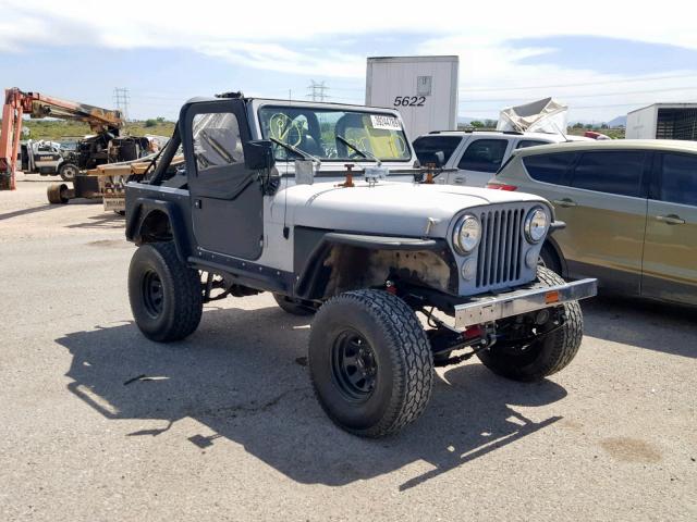 1JCCM87E7BT066143 - 1981 JEEP JEEP CJ7 GRAY photo 1