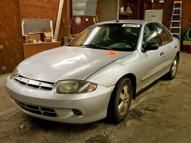 1G1JF54F147232028 - 2004 CHEVROLET CAVALIER L SILVER photo 2