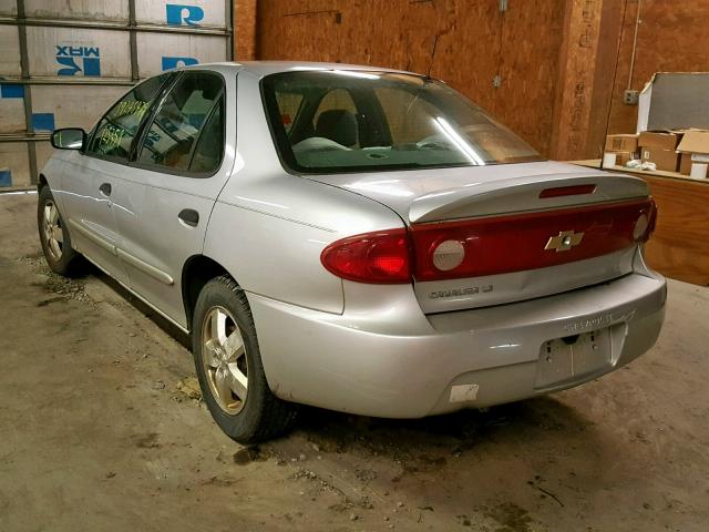 1G1JF54F147232028 - 2004 CHEVROLET CAVALIER L SILVER photo 3