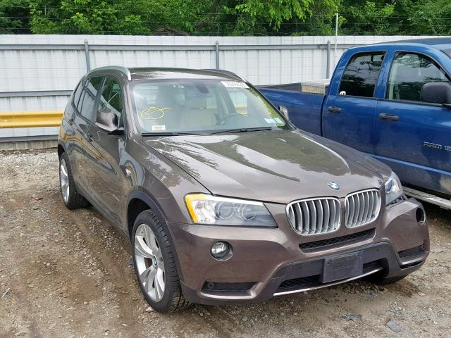 5UXWX7C57E0E80472 - 2014 BMW X3 XDRIVE3 BROWN photo 1