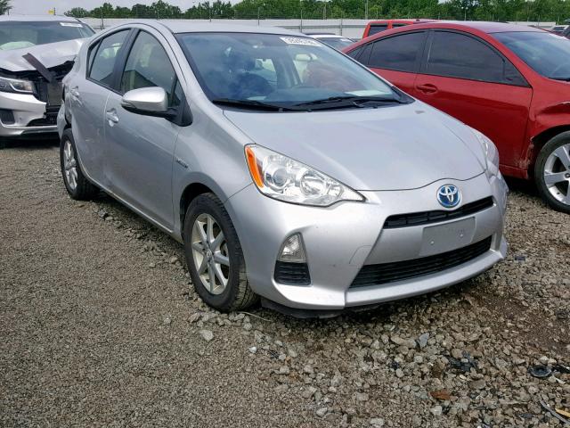 JTDKDTB30C1017515 - 2012 TOYOTA PRIUS C SILVER photo 1