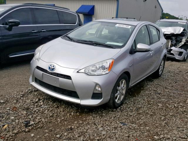 JTDKDTB30C1017515 - 2012 TOYOTA PRIUS C SILVER photo 2