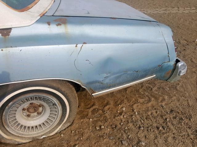 1H57L7K504284 - 1977 CHEVROLET MONTE CARL BLUE photo 9