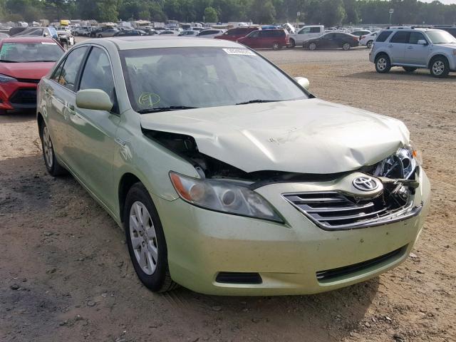 4T1BB46K99U111120 - 2009 TOYOTA CAMRY HYBR GREEN photo 1