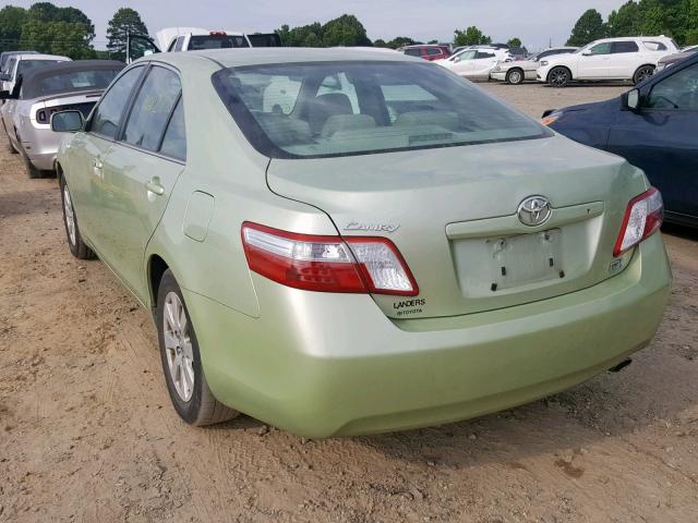 4T1BB46K99U111120 - 2009 TOYOTA CAMRY HYBR GREEN photo 3